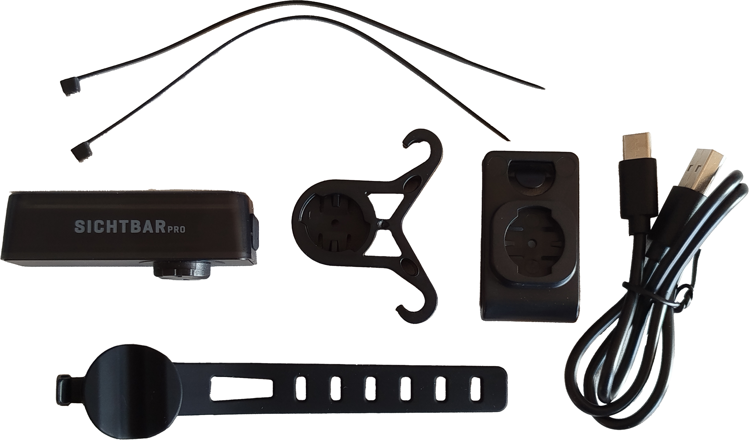 SICHTBAR PRO Rücklicht / schwarz / 54 Lumen