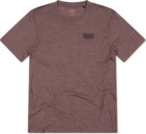 ZEPHYR Herren-Merino-Kurzarmshirt / chestnut / XXL