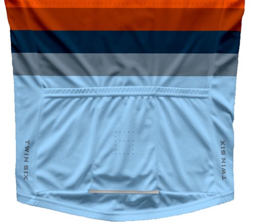 THE SOLOIST Herren-Kurzarmtrikot / orange/blue / S