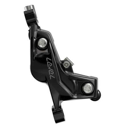 Disc Brake Caliper - Level 4P Silver Stealth / anodized black