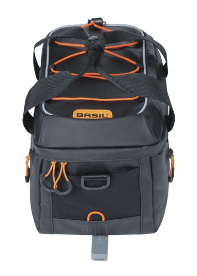Miles Tarpaulin Gepäckträgertasche MIK / schwarz/orange