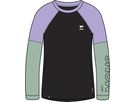 TARN WIND Damen-Merino-Langarmshirt mit Windschutz / glacier/lupin/black / XS